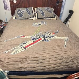 Pottery Barn Teen Quilt+Shams Starfighter-Room Decor